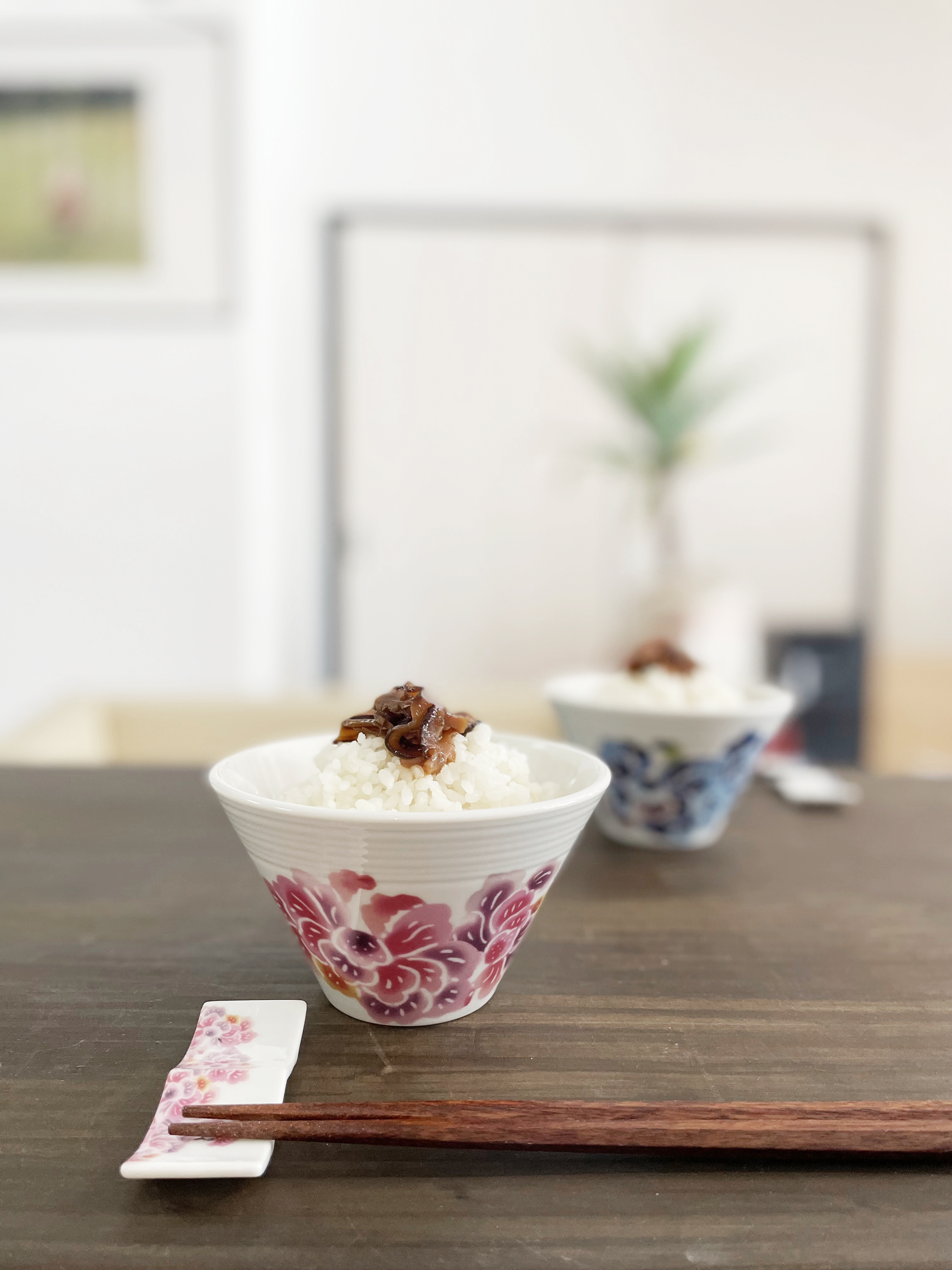 《紅型》夫婦茶碗「クオーレ＆スーリール」