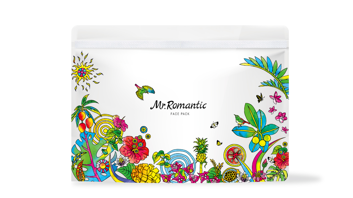 美容成分たっぷりタマヌオイル配合「Mr.Romanticフェイスマスク＆Natural Soap 4種」