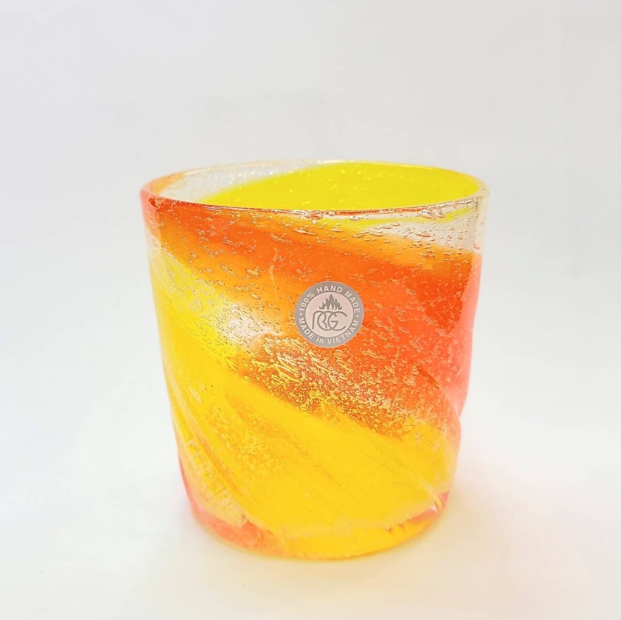 寒露の渡りのもろみ酢（砂糖不使用）＆琉球グラス2個セット