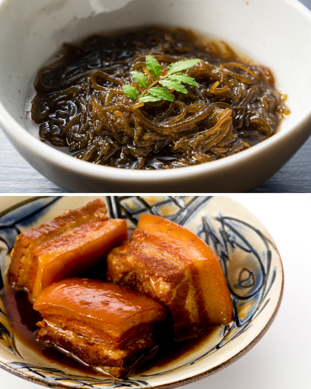 お家で沖縄セット（農林水産大臣賞 ラフテー&来間株の天然太モズク）