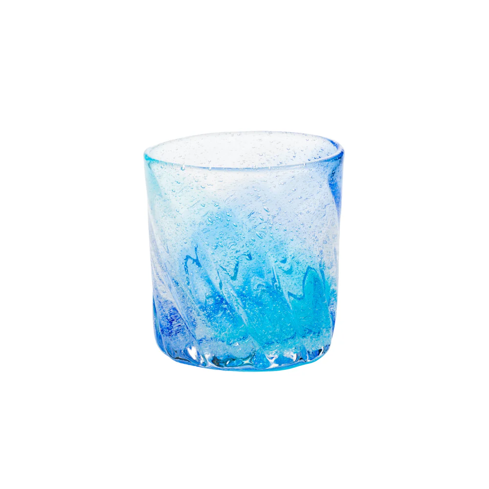 ビーチグラス（青×オレンジ）